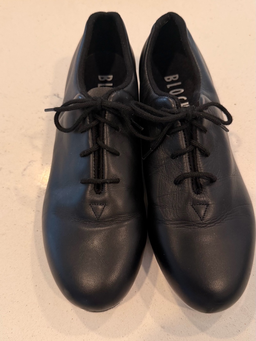 Bloch Ladies Black Lace-Up Tap Flex Tap Shoes size 6